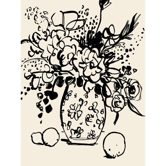 Art.com Matisse's Muse Still Life II Art Print by Victoria Barnes, 18" x 24"