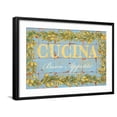 thumbnail image 1 of Art.com Mediterranean Cucina Art Print by Michael Letzig, Black Frame Wall Art, 29" x 21", 1 of 5