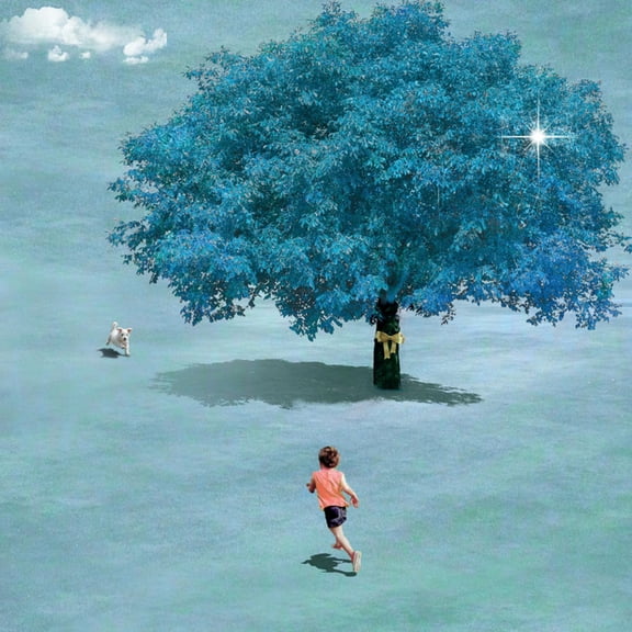 Art.com Meeting In Heaven Art Print by Nancy Tillman, 16" x 16"