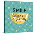thumbnail image 1 of Art.com Mellow Yellow IV Turquoise Stretched Canvas Print Wall Art by Farida Zaman, 24" x 24", 1 of 4