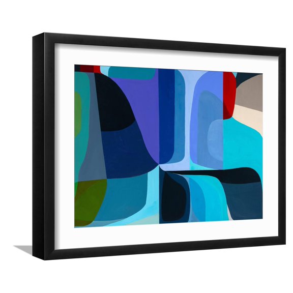 Art.com Merging Waters Art Print by Marion Griese, Black Frame Wall Art, 21" x 17"