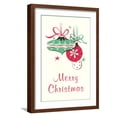 thumbnail image 1 of Art.com Merry Christmas, Modern Decorations Art Print, Brown Frame Wall Art, 17" x 23", 1 of 5