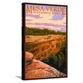thumbnail image 1 of Art.com Mesa Verde National Park, Colorado - Cliff Palace at Sunset Stretched Canvas Print Wall Art by Lantern Press, 16" x 24", 1 of 4