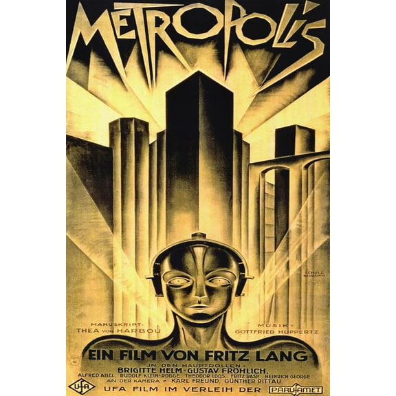 Art.com Metropolis, Fritz Lang Art Print, 24" x 36"