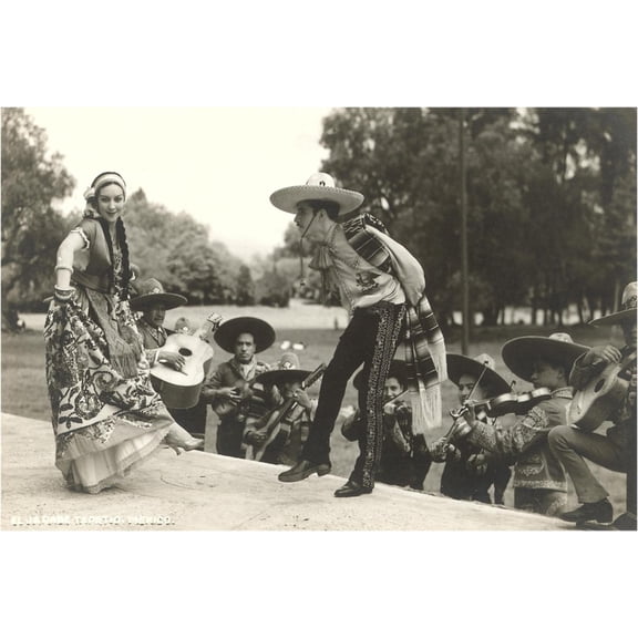 Art.com Mexican Hat Dance, Photo Art Print, 18" x 12"