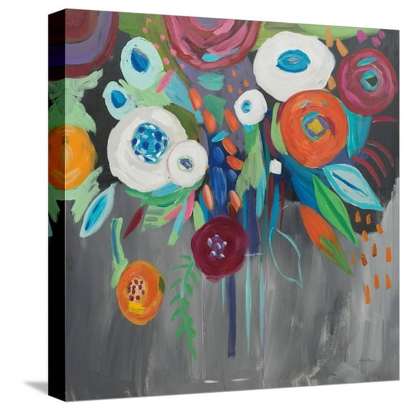 Art.com Midnight Magic Stretched Canvas Print Wall Art by Farida Zaman, 16" x 16"