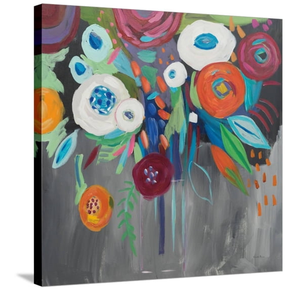 Art.com Midnight Magic Stretched Canvas Print Wall Art by Farida Zaman, 30" x 30"