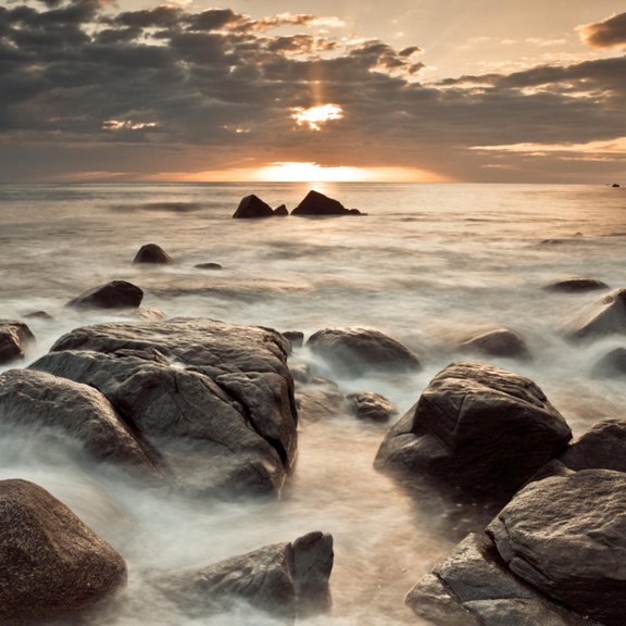 Art.com Midnight Sunrise Photographic Print by Assaf Frank, 24" x 24"