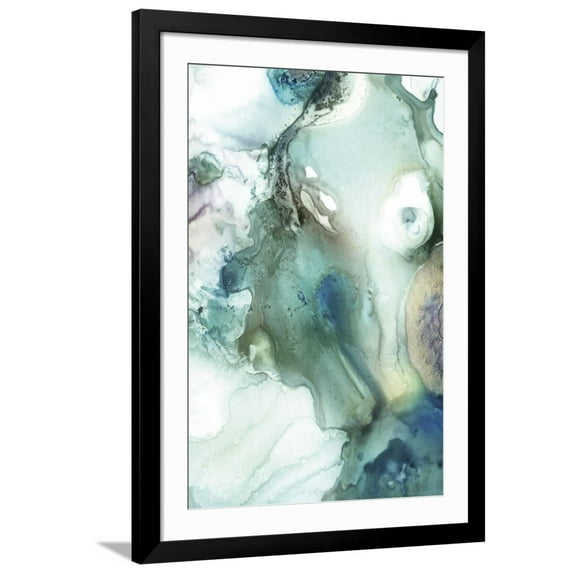 Art.com Mint Bubbles IV Art Print by PI Studio, Black Frame Wall Art, 32" x 44"
