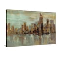 thumbnail image 1 of Art.com Misty Day in Manhattan Stretched Canvas Print Wall Art by Silvia Vassileva, 36" x 24", 1 of 4