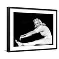 thumbnail image 1 of Art.com Model and Columbia Starlet Marilyn Monroe, Working Out, ca. 1948 Photo, Black Frame Wall Art, 29" x 23", 1 of 5