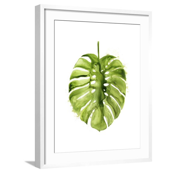 Art.com Monstera I Art Print by Grace Popp, White Frame Wall Art, 23" x 29"