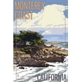 thumbnail image 1 of Art.com Monterey Coast, Ca View of Cypress Trees, c.2009 Art Print by Lantern Press, 24" x 36", 1 of 4