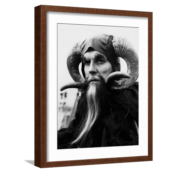Art.com Monty Python and the Holy Grail, John Cleese, 1975 Photo, Brown Frame Wall Art, 17" x 21"