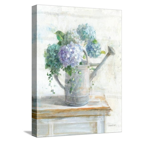 Art.com Morning Hydrangeas II Stretched Canvas Print Wall Art by Danhui Nai, 12" x 16"