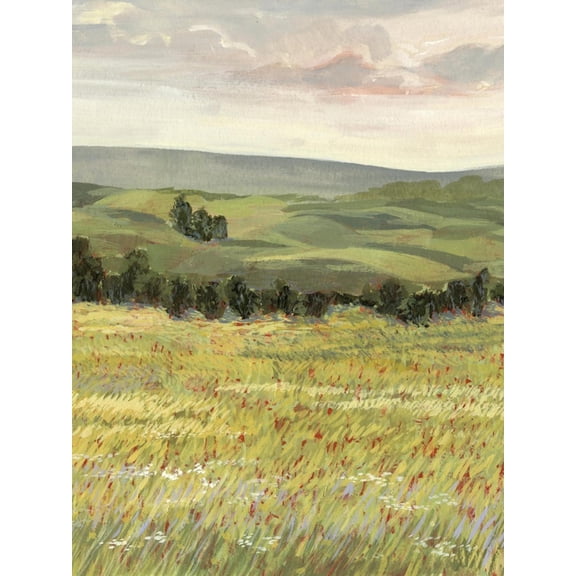 Art.com Morning Meadow I Art Print by Victoria Borges, 24" x 32"