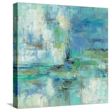 Art.com Morning Port Stretched Canvas Print Wall Art by Silvia Vassileva, 16" x 16"