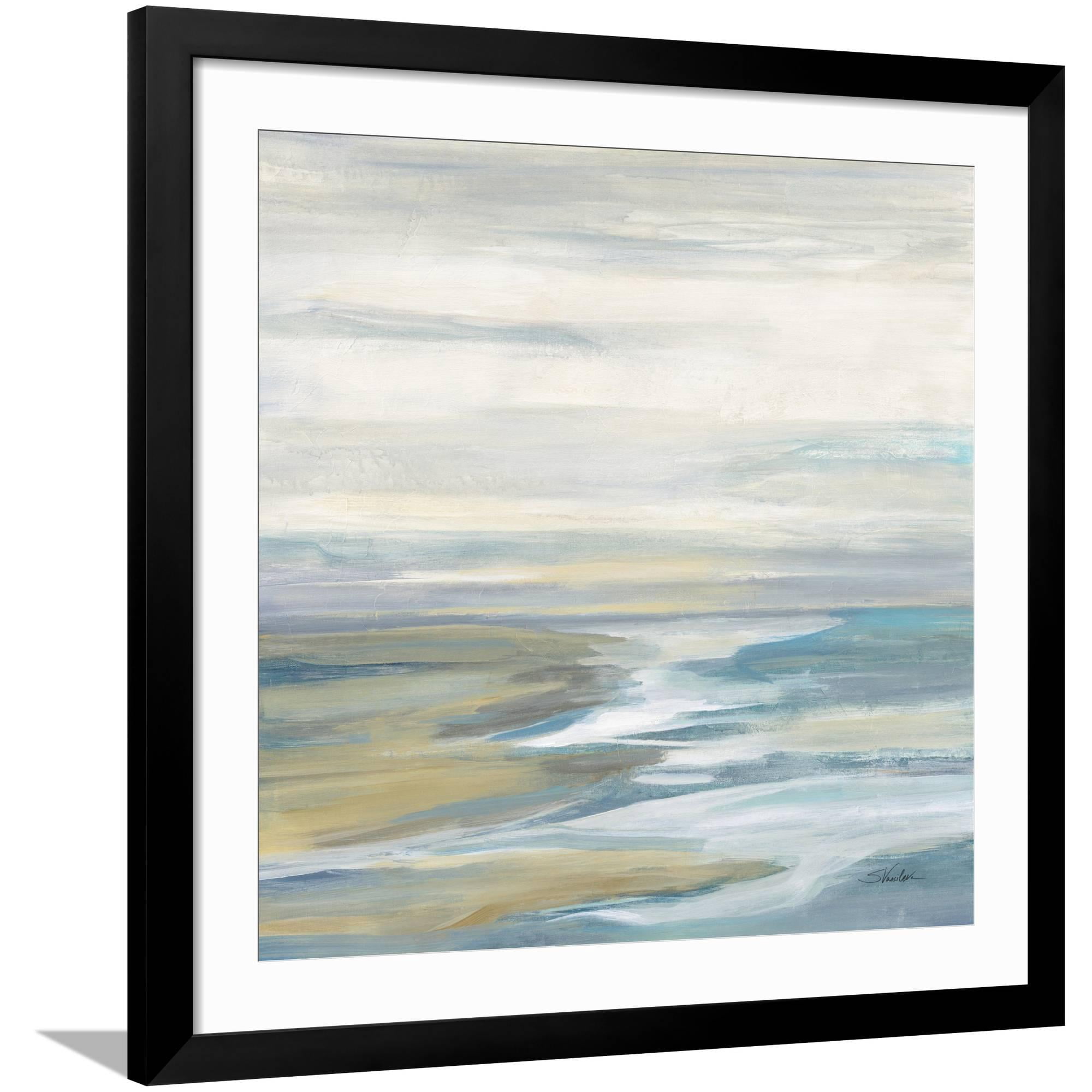 Art.com Morning Sea Light Art Print by Silvia Vassileva, Black Frame ...