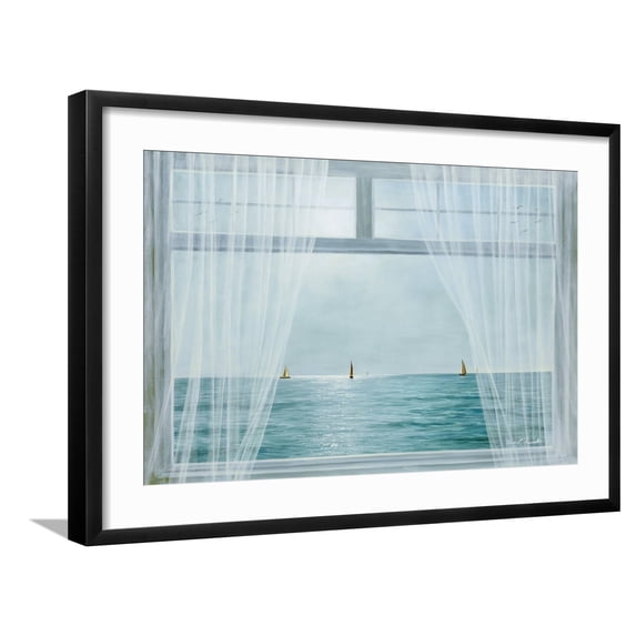Art.com Morning View Art Print by Diane Romanello, Black Frame Wall Art, 29" x 21"