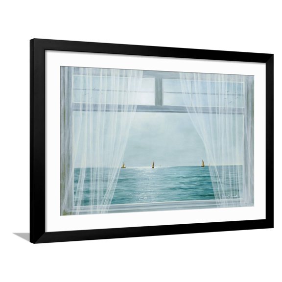 Art.com Morning View Art Print by Diane Romanello, Black Frame Wall Art, 44" x 32"