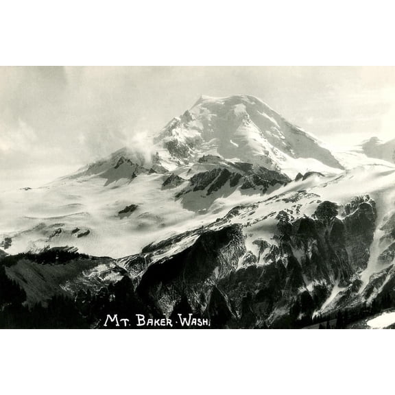 Art.com Mt. Baker Art Print, 24" x 16"