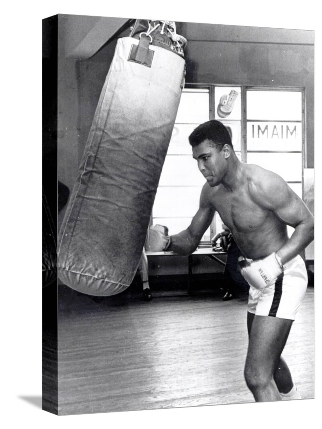 Art.com Muhammad Ali Training at the 5th Street Gym, Miami Beach, 27 ...