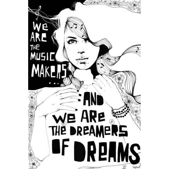 Art.com Music Maker Art Print by Manuel Rebollo, 24" x 36"