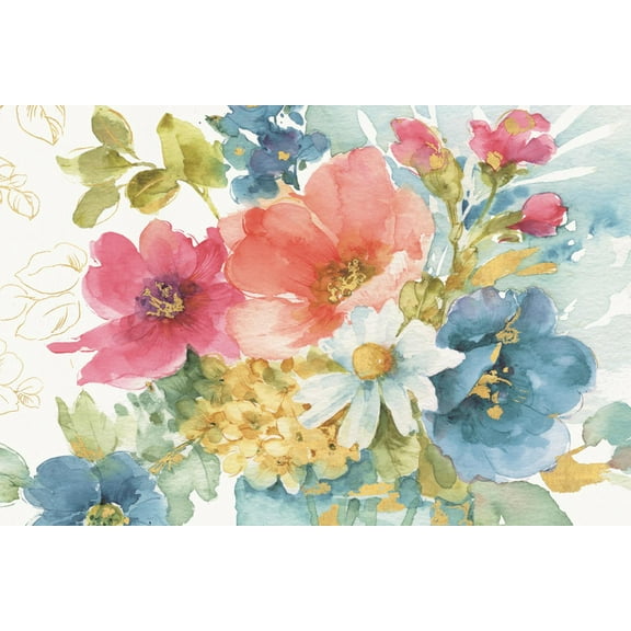 Art.com My Garden Bouquet I Art Print by Lisa Audit, 18" x 12"