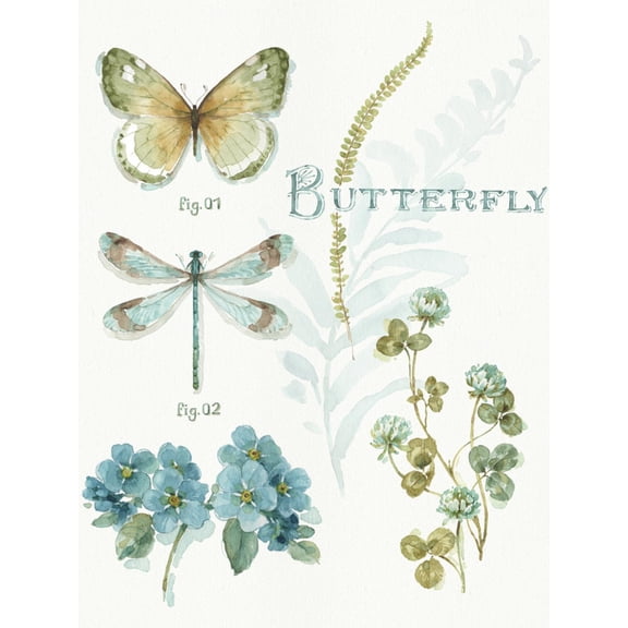 Art.com My Greenhouse Botanical I Art Print by Lisa Audit, 12" x 16"