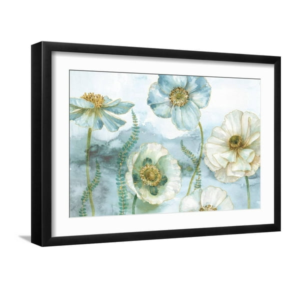 Art.com My Greenhouse Flowers X Art Print by Lisa Audit, Black Frame Wall Art, 23" x 17"