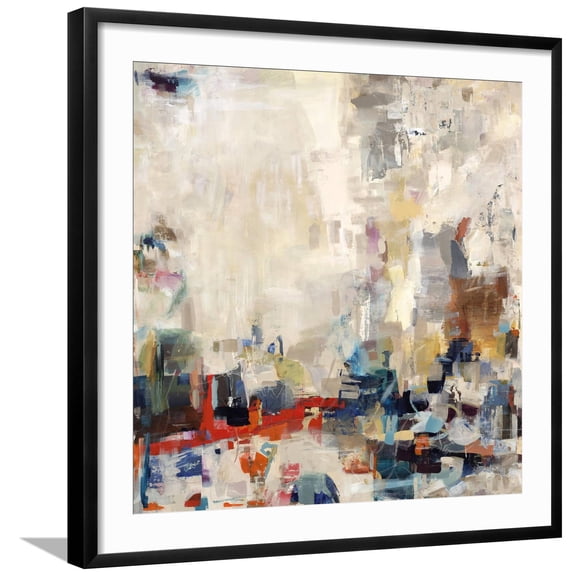 Art.com My Kind of City Giclee Print by Jodi Maas, Black Frame Wall Art, 29" x 29"