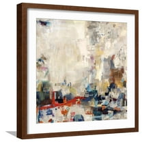 Art.com My Kind of City Giclee Print by Jodi Maas, Brown Frame Wall Art, 21" x 21"
