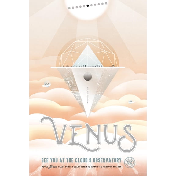 Art.com NASA/JPL: Visions Of The Future - Venus Art Print, 12" x 18"