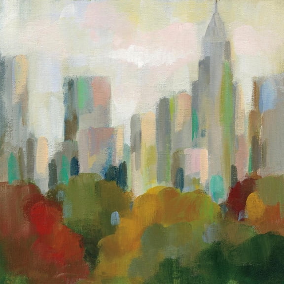 Art.com NYC Central Park II Art Print by Silvia Vassileva, 16" x 16"