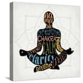 thumbnail image 1 of Art.com Namaste Stretched Canvas Print Wall Art by Adebowale, 16" x 16", 1 of 4