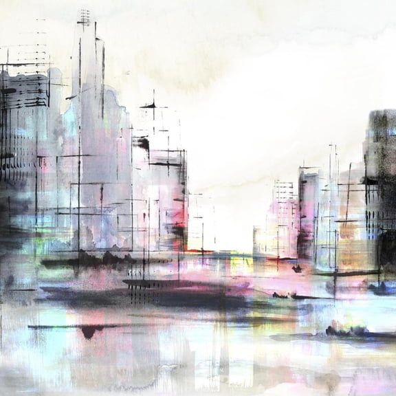 Art.com Neon City Art Print by PI Studio, 16" x 16"