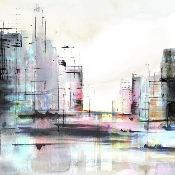 Art.com Neon City Art Print by PI Studio, 30" x 30"