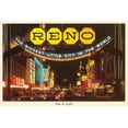 thumbnail image 1 of Art.com Neon at Night, Reno, Nevada Art Print, 18" x 12", 1 of 4