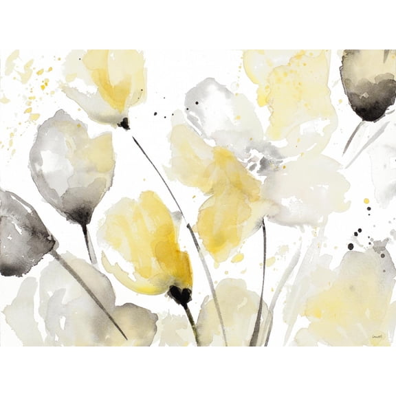 Art.com Neutral Abstract Floral II Art Print by Lanie Loreth, 16" x 12"