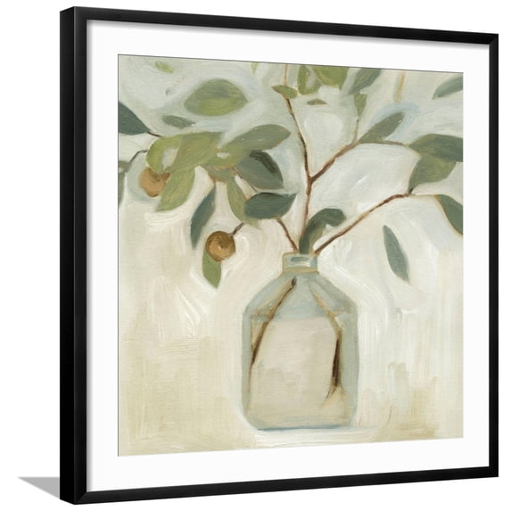 Art.com Neutral Arrangement I Art Print by Emma Scarvey, Black Frame Wall Art, 29" x 29"