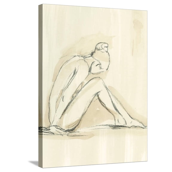 Art.com Neutral Figure Study I Stretched Canvas Print Wall Art by Ethan Harper, 24" x 32"