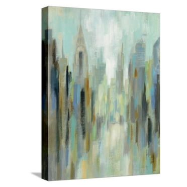 Art.com New York Morning I Stretched Canvas Print Wall Art by Silvia Vassileva, 12" x 16"