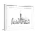 thumbnail image 1 of Art.com New York Skyline Crop Art Print by Avery Tillmon, White Frame Wall Art, 21" x 17", 1 of 5