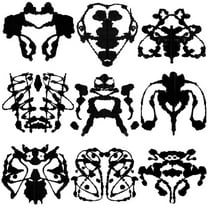 Art.com Nine Rorschach Test Art Print by akova, 24" x 24"