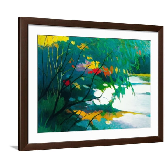 Art.com Noonday Dreams Art Print by Tadashi Asoma, Brown Frame Wall Art, 40" x 32"