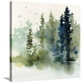 thumbnail image 1 of Art.com Northern Woods Stretched Canvas Print Wall Art by Katrina Pete, 30" x 30", 1 of 4