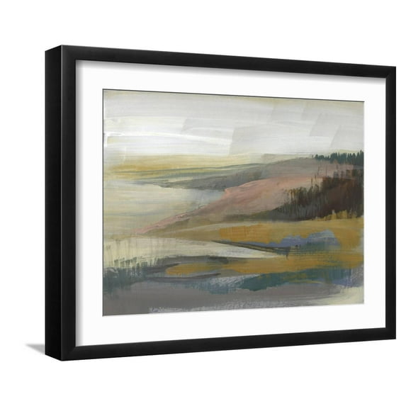 Art.com Northwest Cove II Art Print by Jennifer Goldberger, Black Frame Wall Art, 21" x 17"