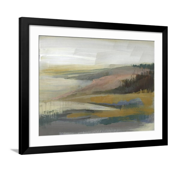 Art.com Northwest Cove II Art Print by Jennifer Goldberger, Black Frame Wall Art, 40" x 32"
