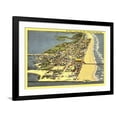 thumbnail image 1 of Art.com Ocean City, Maryland Art Print, Black Frame Wall Art, 44" x 32", 1 of 5