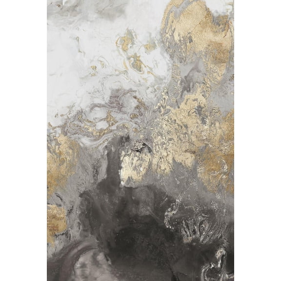 Art.com Ocean Splash II Grey Version Art Print by PI Studio, 16" x 24"